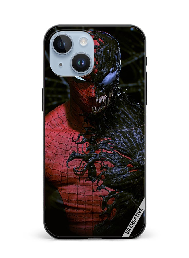 VR CREATIVE Protective Case Cover For Apple iPhone 15 Spiderman Design Multicolour - Image 1