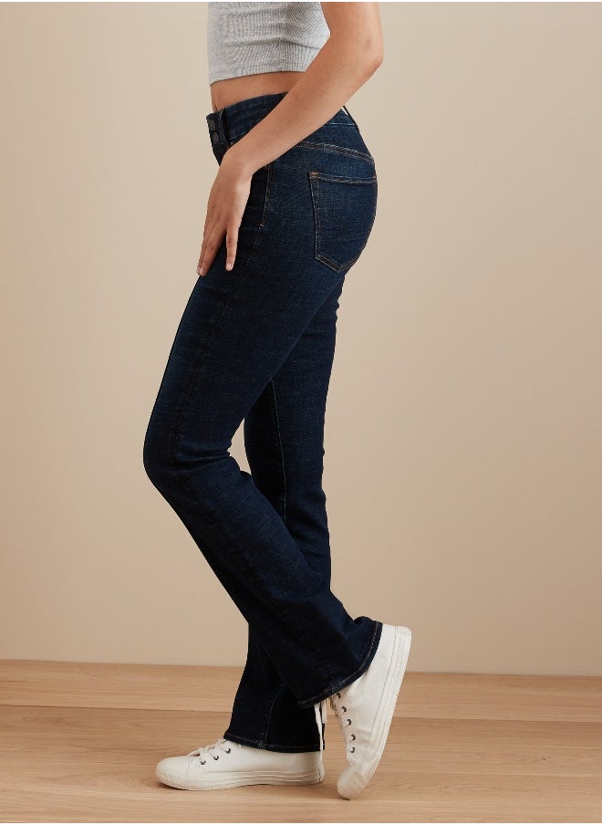American Eagle - AE Next Level Curvy Low-Rise Kick Bootcut Jean - Image 1