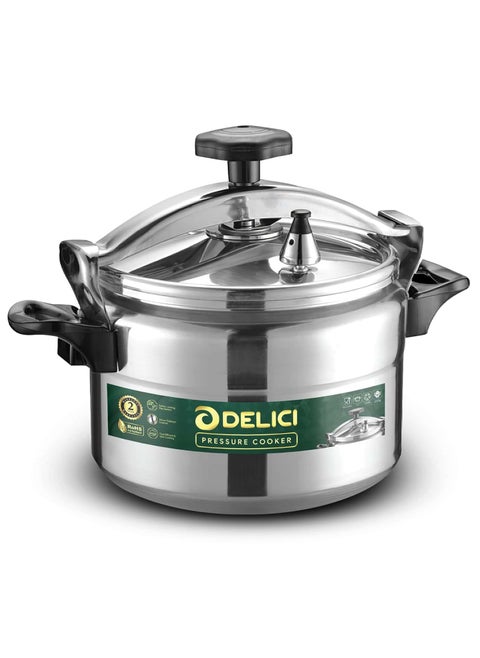 7L Aluminium Pressure Cooker (DPC 7A) - Fast, Efficient, and Safe Cooking with Durable Body, Safety Locking Mechanism, Arabic cooker