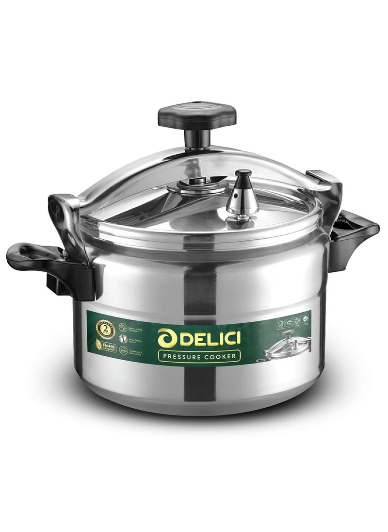 DELICI - 7L Aluminium Pressure Cooker (DPC 7A) - Fast, Efficient, and Safe Cooking with Durable Body, Safety Locking Mechanism, Arabic cooker - Image 1