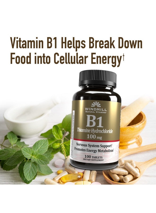 WINDMILL Vit B 1 Tabs 100 Mg Wmill 100 - Image 4