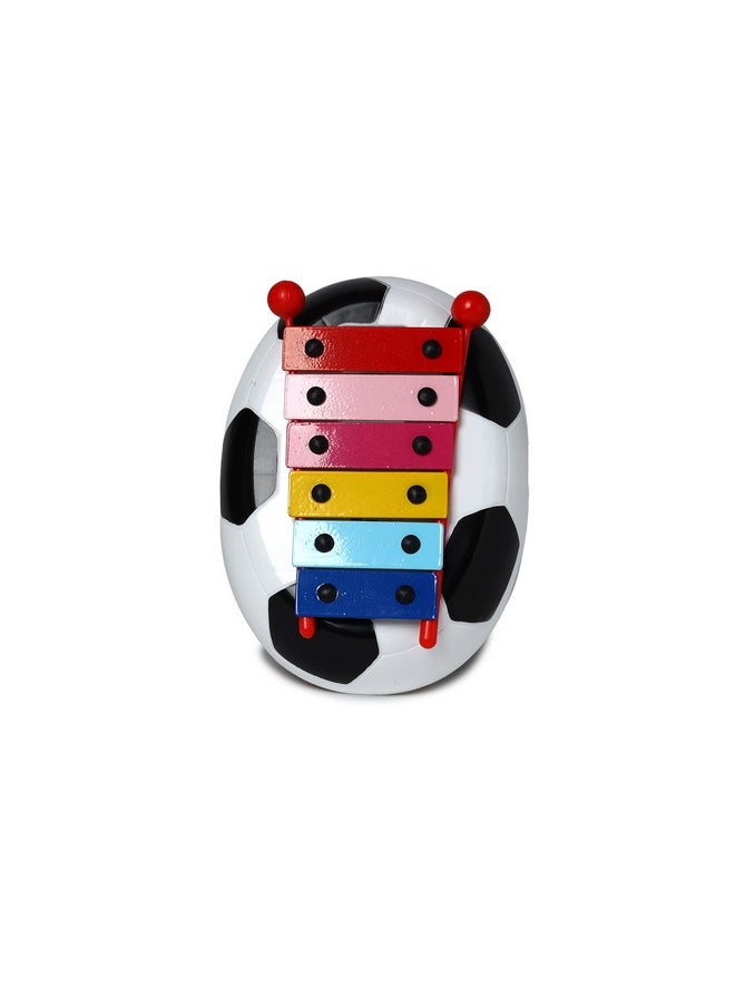 Toy Zone Toyzone Xylophone | Real Musical Instrument | Toy for Babies/Toddlers/Pre-School Kids | Drums Hammering Pounding Toys | Hand Knock Piano Toys (Football Xylophone)  - Image 2