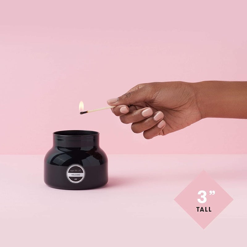 Capri Blue Volcano Scented Candles - Luxury Glass Jar Candles for Home Scented with Tropical Fruit & Sugared Citrus - Soy Wax Blend - Capri Blue Volcano - Black Color (8 oz) - Image 4