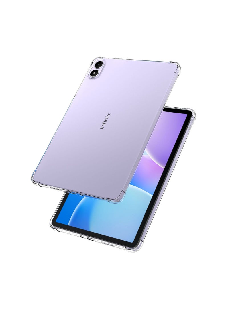 general Clear Case Compatible Infinix XPad 20 11-inch 2025 Tablet, 4-Corner Airbag Drop and Shock Resistant Clear Case, Soft TPU Shock Protective Case - Image 3