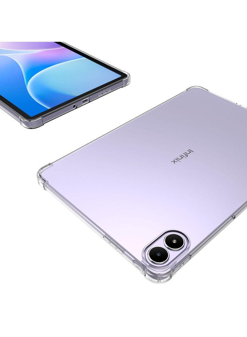 general Clear Case Compatible Infinix XPad 20 11-inch 2025 Tablet, 4-Corner Airbag Drop and Shock Resistant Clear Case, Soft TPU Shock Protective Case - Image 4