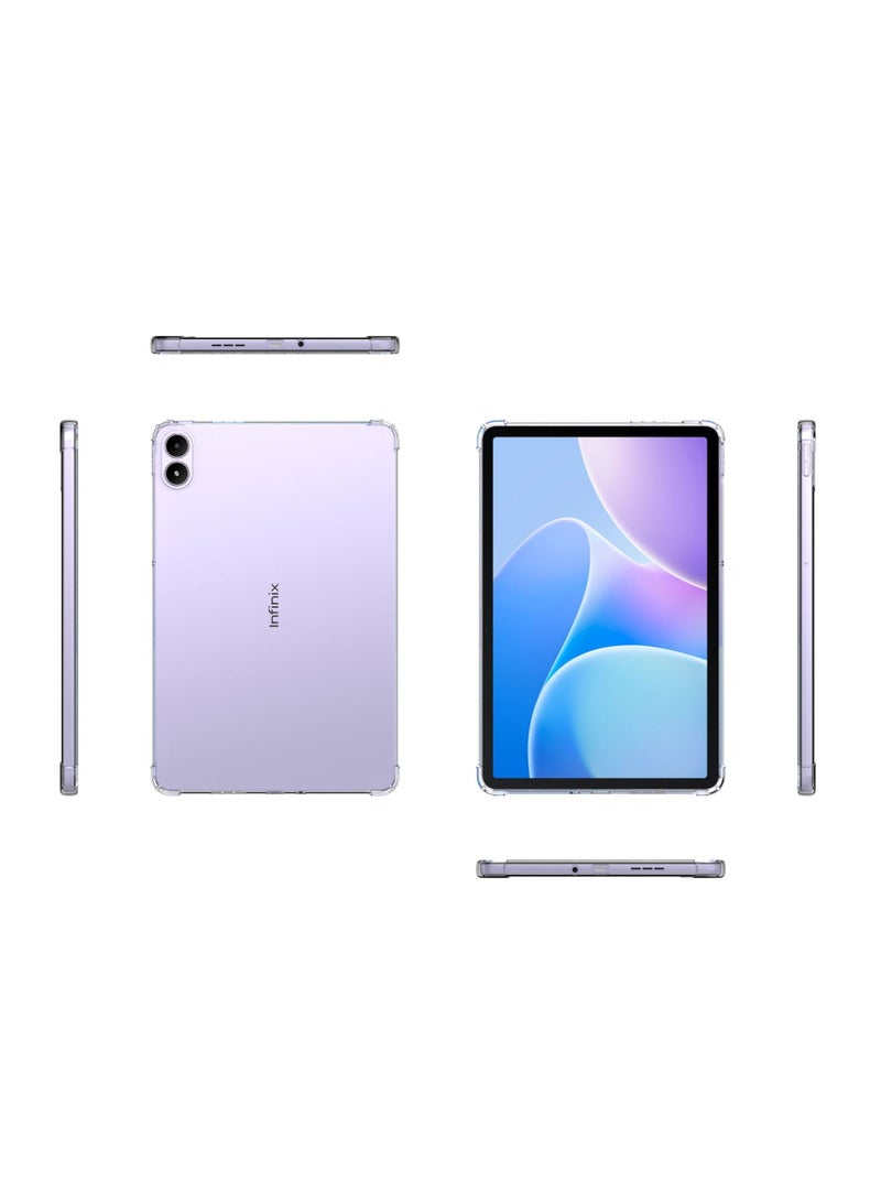 general Clear Case Compatible Infinix XPad 20 11-inch 2025 Tablet, 4-Corner Airbag Drop and Shock Resistant Clear Case, Soft TPU Shock Protective Case - Image 2