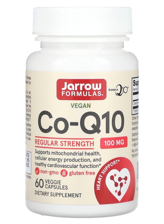 jarrow formulas Co-Q10 100 mg 60 Veggie Capsules
