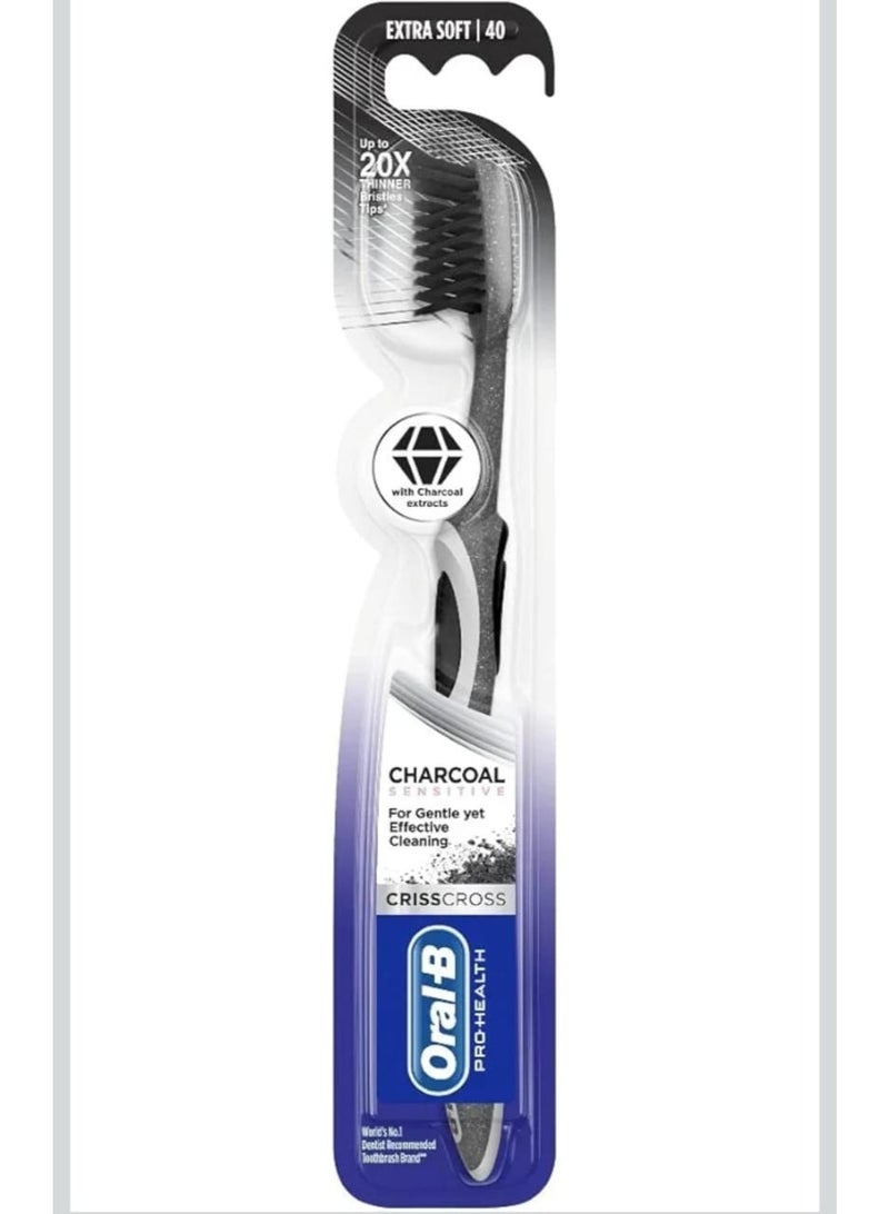 Oral-B Pro-Health Charcoal CrissCross Extra Soft Manual Toothbrush