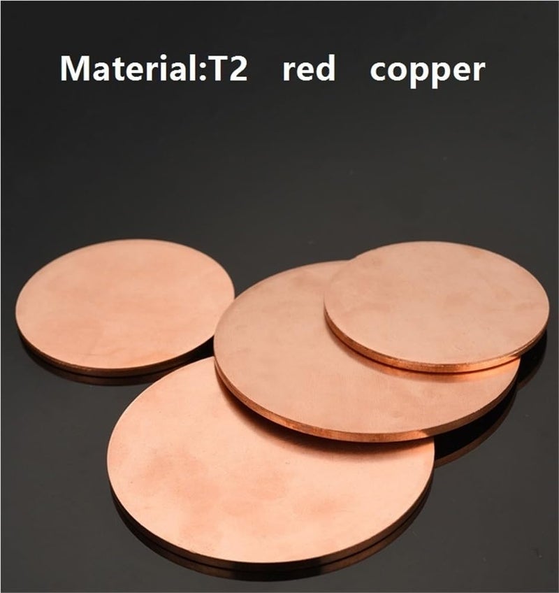 T2 Pure Solid Copper Sheet Plate 1pc Round Disc 1x150mm Size 0 5 0 8 1mm Thick Craft - Image 4