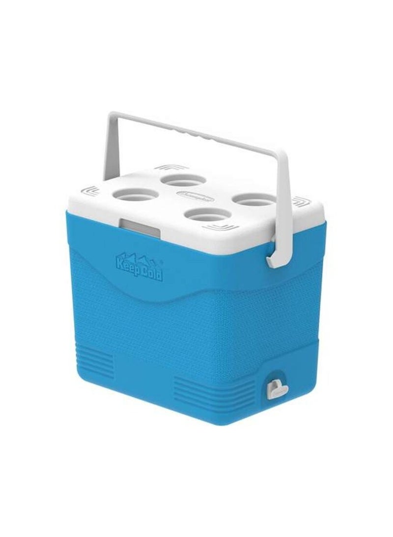 Cold Plastic Picnic Cooler Icebox 24L (Assorted Colors Randomly Picked)