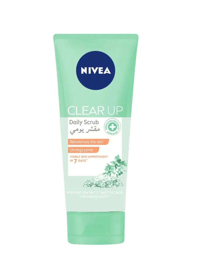 Nivea NIVEA Clear Up Daily Scrub White 75ml
