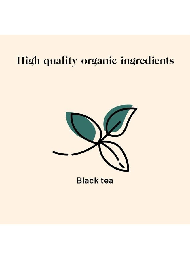 KUSMI TEA شاي كوسمي - شاي الصباح رقم 24 - شاي أسود عضوي - علبة 100 جرام - حوالي 40 كوب - Image 2