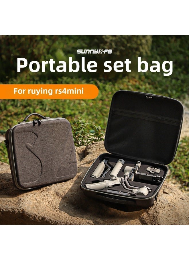 Generic Sunnylife RS 4 Mini Suit Storage Bag Ruying Handheld Stabilizer Suitcase Protection Accessories-Color:Black  - Image 2