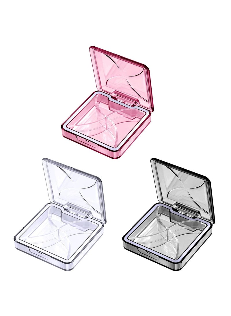 Zikra 3 Pieces Small Pill Organizer Waterproof Portable Travel Medicine Organizer Box for Purse or Pocket Daily Pill Organizer Box with Removable Compartment for Vitamin, Fish Oil, Supplement - Image 1