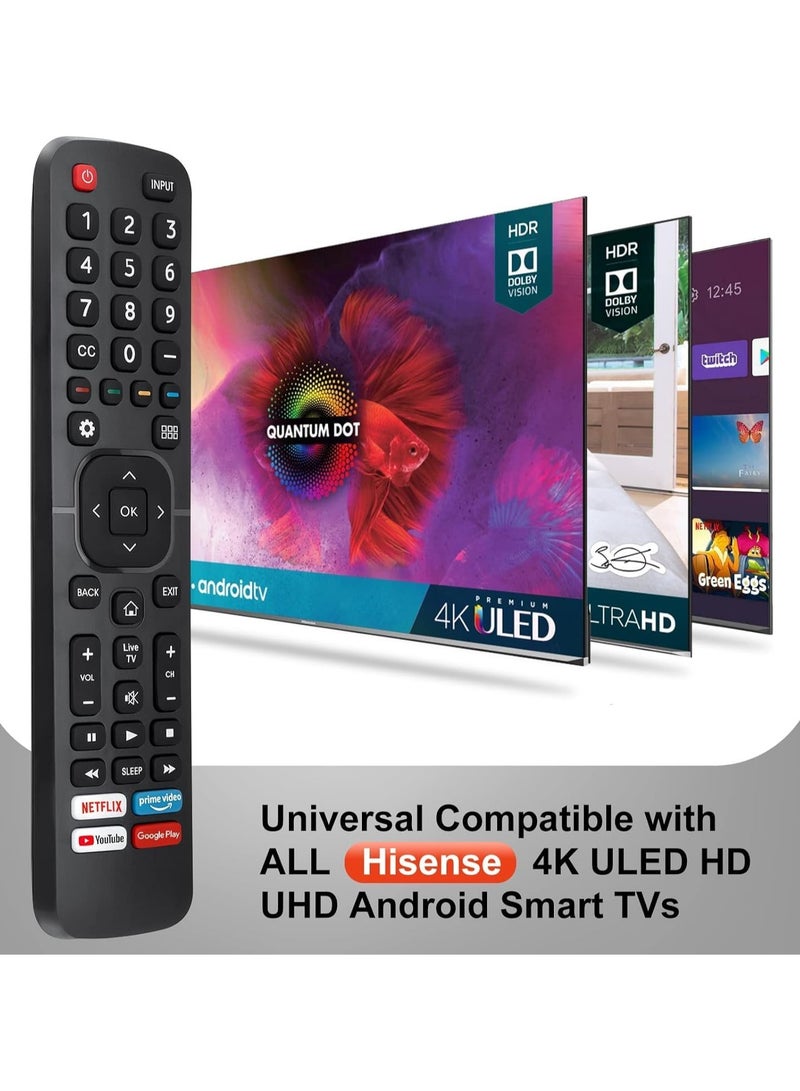 TIGER 【Pack of 2】 New Universal Remote for All TVs – Replacement EN2A27 Smart TV Remote, Easy Setup, Strong Signal, Durable & Lightweight Design, No Programming Required, Compatible with All TV Brands - Image 3