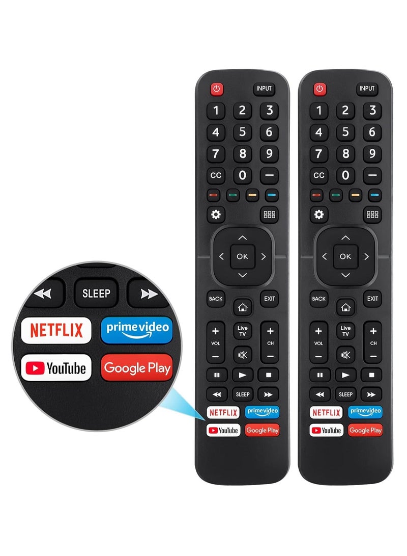 TIGER 【Pack of 2】 New Universal Remote for All TVs – Replacement EN2A27 Smart TV Remote, Easy Setup, Strong Signal, Durable & Lightweight Design, No Programming Required, Compatible with All TV Brands - Image 1