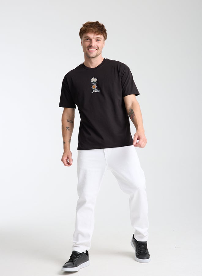 trendyol Men's Black T-shirt - Image 3