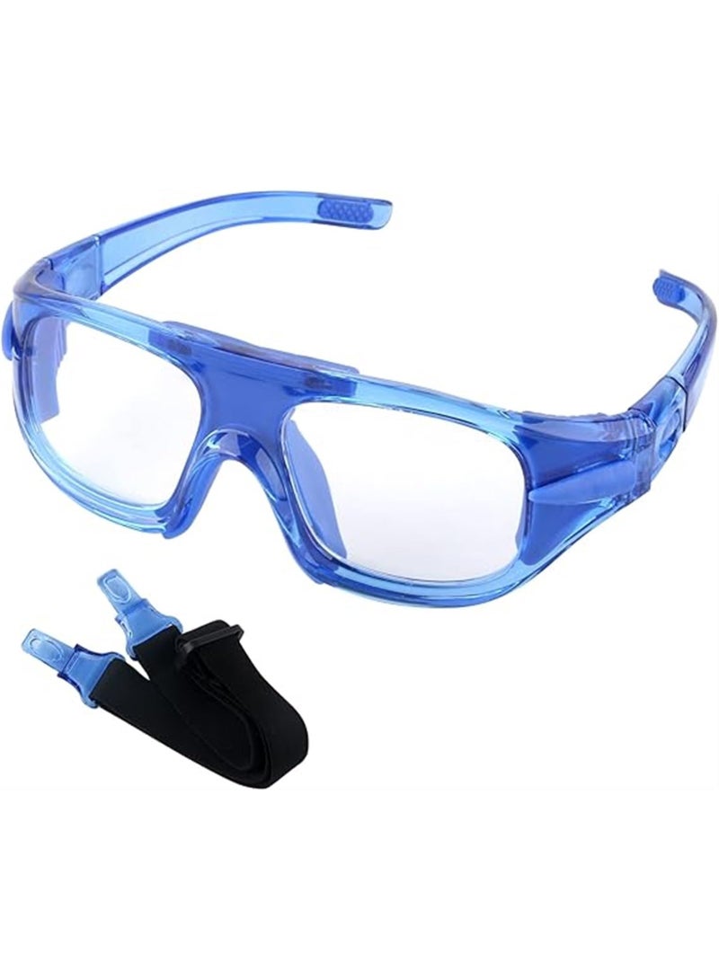 Generic Basketball Sport Glasses with Elastic Wrap Strap  Soccer Eyewear Goggles 