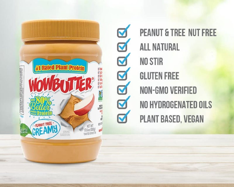 WOWBUTTER كريمة طبيعية خالية من الفول السوداني 1.1 رطل، عبوة واحدة، (عبوة من 2) - Image 2
