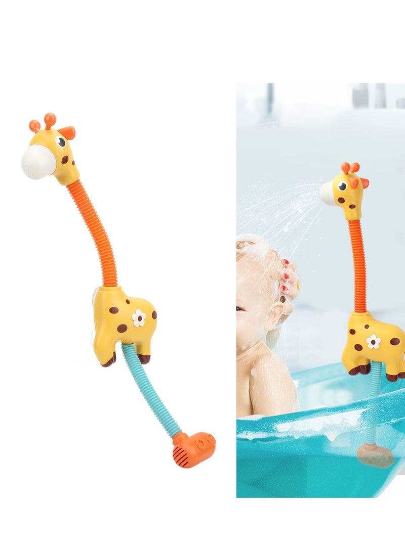 Velaurs Electric Baby Bath Shower Head Giraffe Shower Bath Toy  - Image 1