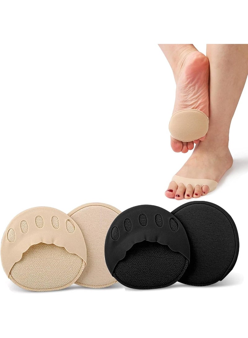 زوج من وسائد القدم للكعب، ناعمة لمقدمة القدم للنساء ، قابلة لإعادة الاستخدام لتخفيف آلام الإجهاد ومشط القدم للنساء والرجال - Image 1