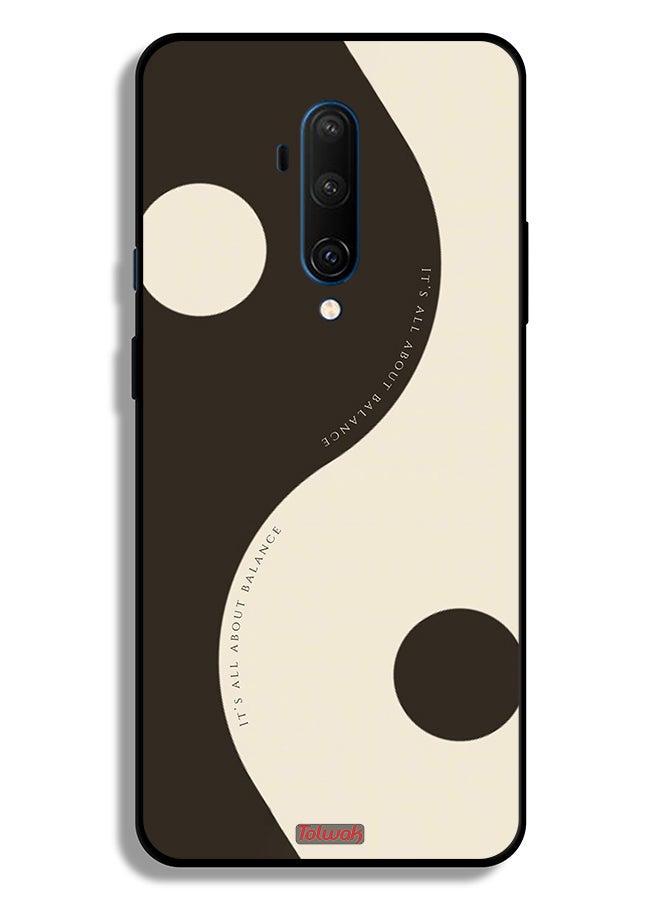 Tolwak OnePlus 7T Pro Protective Case Cover Its All About Balance - Image 2