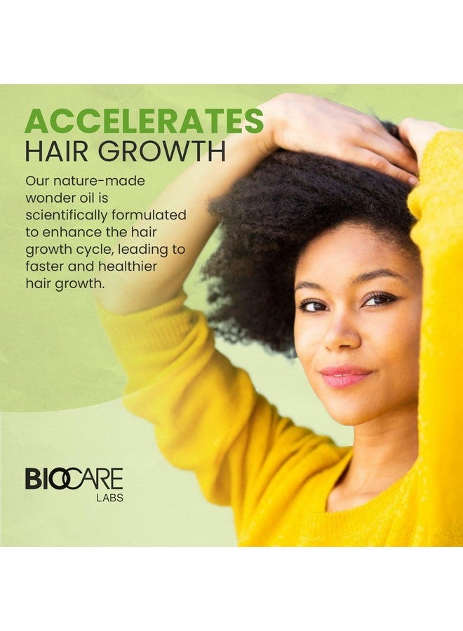 Biocare Rosemary Tea Tree + Mint Hair Strengthening Oil 4oz - Super Growth & Moisture, Essential Oils for Dry Scalp, Split Ends & Hair Growth, Scalp Stimulator, Anti-Frizz, Hair Thickening - Image 3