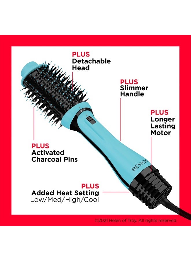 Revlon Revlon One Step Volumizer PLUS 2.0 Hair Dryer and Hot Air Brush | Dry and Style | Amazon Exclusive (Mint)  - Image 5