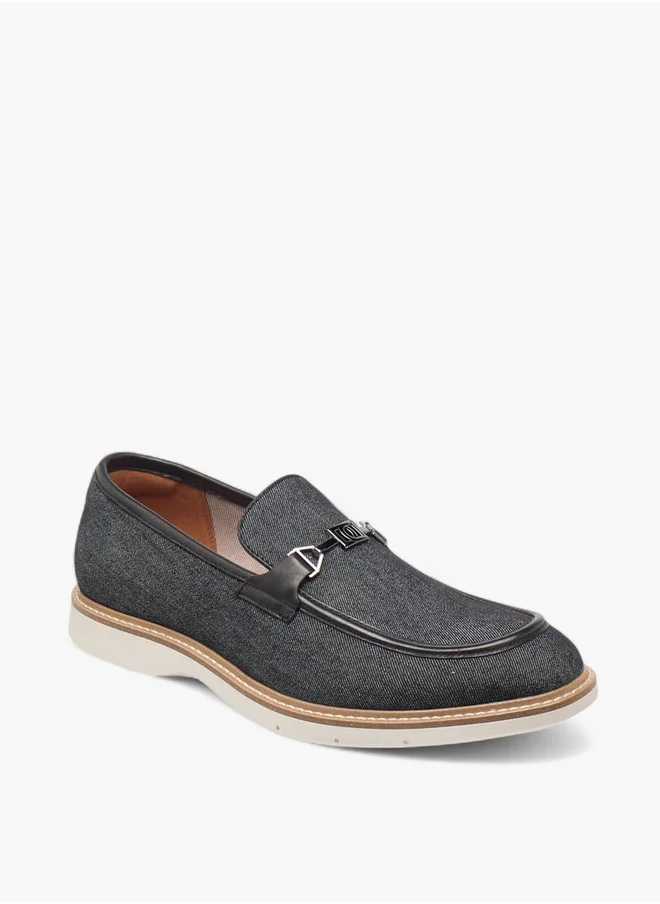 دوتشيني Men's Textured Slip-On Loafers