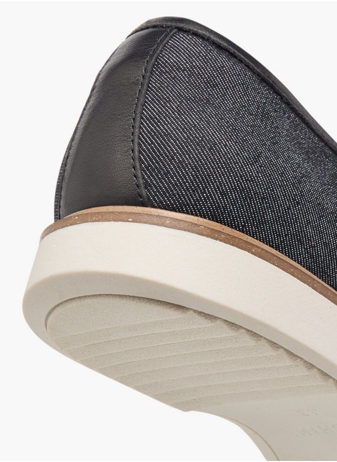 DUCHINI Men's Textured Slip-On Loafers  - Image 5