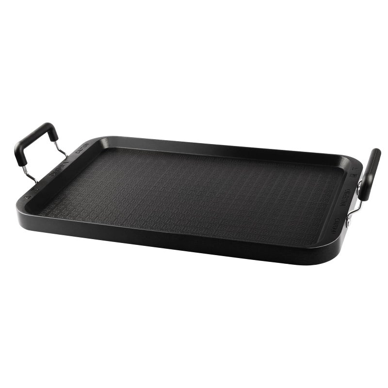 Vayepro Stove Top Flat Griddle,2 Burner Griddle Grill Pan for Glass Stove Top Grill,Aluminum Pancake Griddle,Non-Stick Top Double Burner Griddle for Gas Grill, Camping/Indoor - Image 1