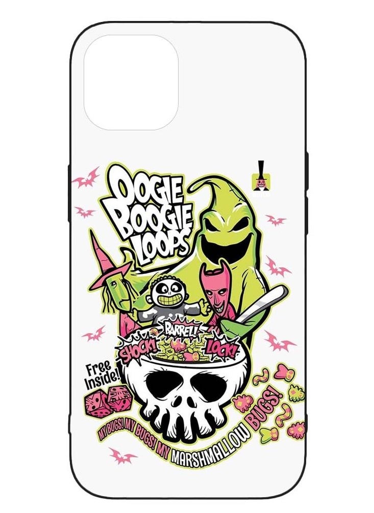 Service Zone Protective Printed Mobile Covers Oogie Boogie Loops Happy Halloween For iPhone 13  - Image 1