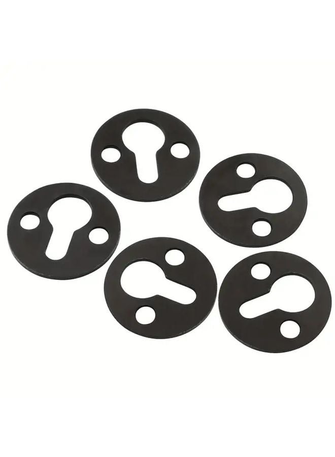 60 Pcs Black Metal Keyhole Hangers Round Frame Hooks For Picture Frames Cabinets Mirrors - Image 3