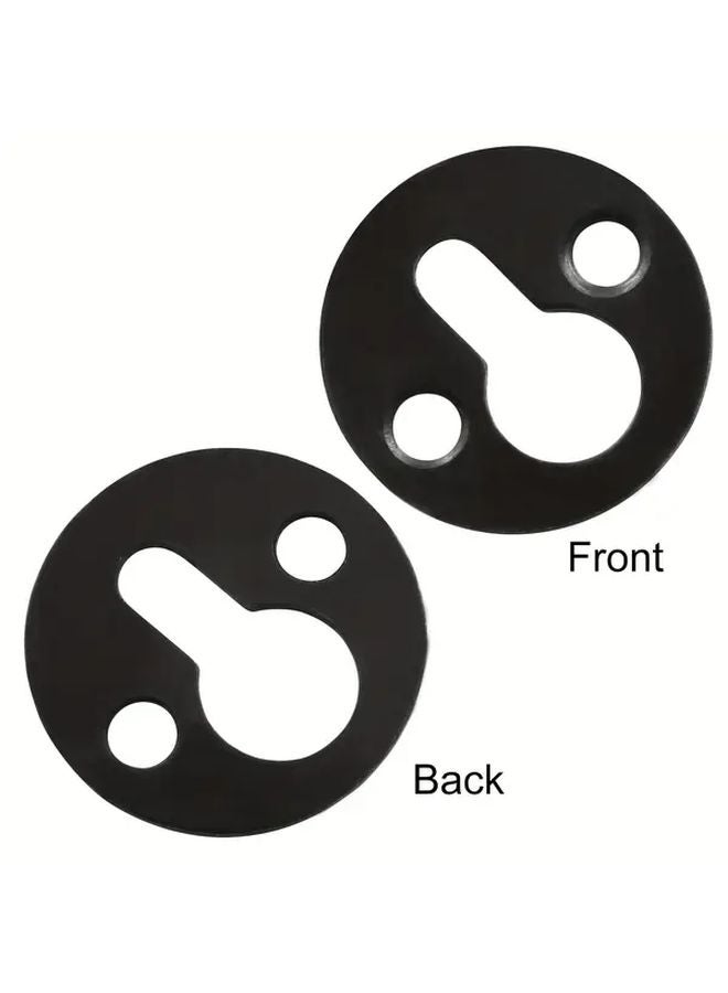 60 Pcs Black Metal Keyhole Hangers Round Frame Hooks For Picture Frames Cabinets Mirrors - Image 5