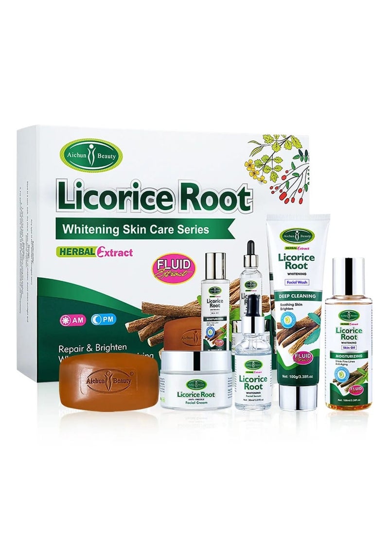 AFCARE 5 pieces licorice skin lightening and anti-acne set  - Image 1