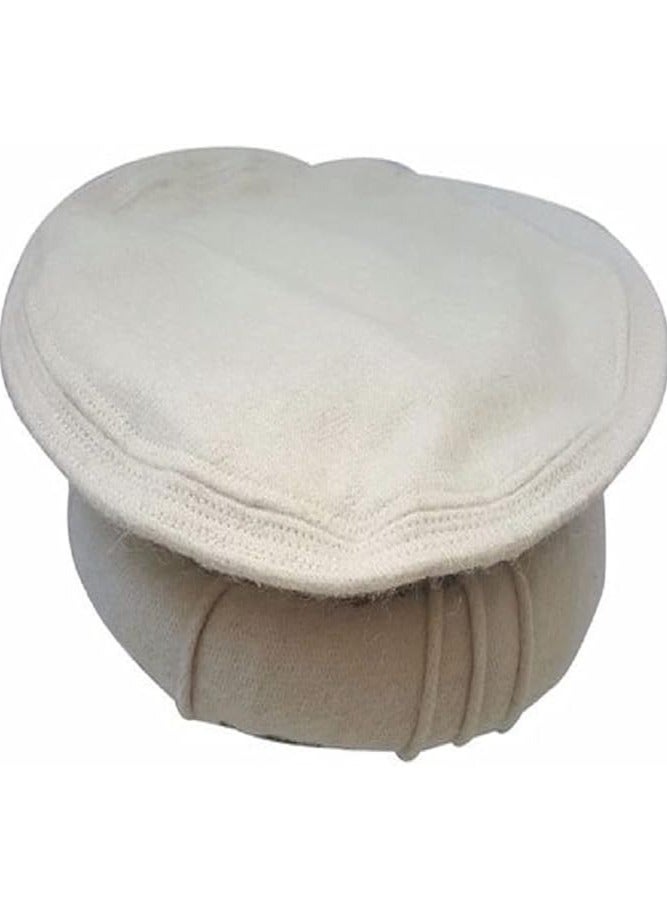 MIRFA Chitrali Pakol Handmade Cap - Beige  - Image 3
