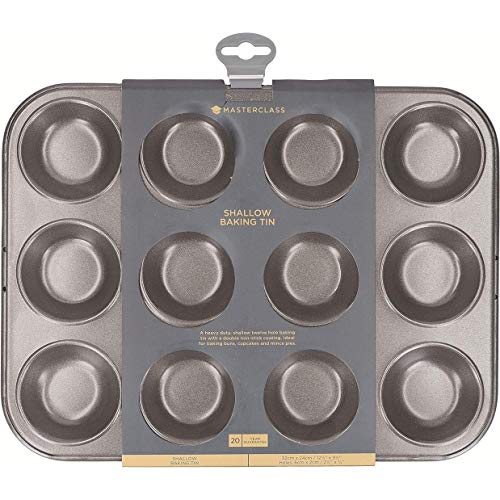 Master Class Masterclass Kitchencraft Baking Mince Pie Pan For 12-piece, Grey, 32 x 24cm - Image 4