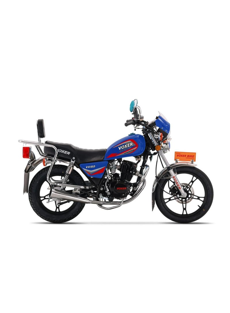 فوكسر دراجة النارية الزلزال هي من نوع فوكسر موديل VX150 لون ازرق - Image 1