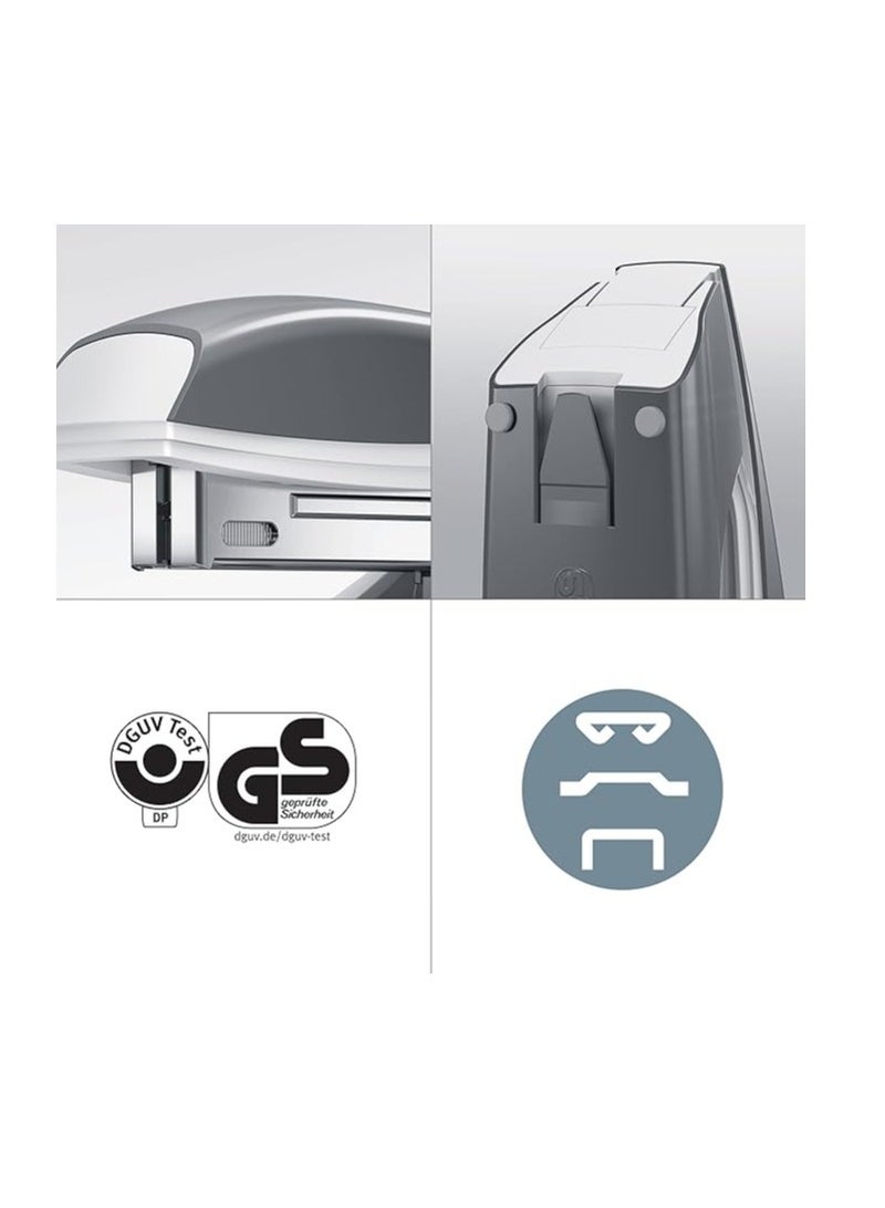 LEITZ مُدبِّس لايتز، سعة 30 ورقة، هيكل معدني مريح، يشمل دبابيس، مجموعة WOW، 55021001 - وردي - Image 4