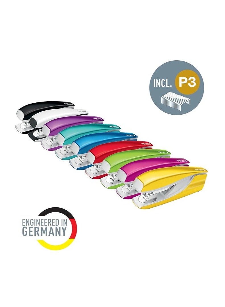 LEITZ مُدبِّس لايتز، سعة 30 ورقة، هيكل معدني مريح، يشمل دبابيس، مجموعة WOW، 55021001 - وردي - Image 5