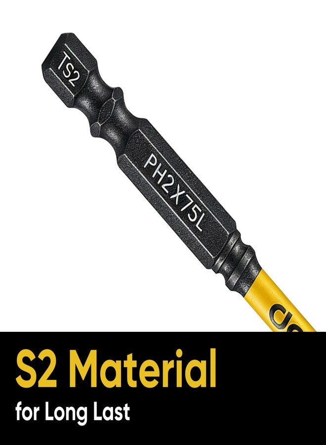 ديلي DELI 5 قطع رؤوس مفكات براغي فيليبس نانو مطلية بالصنفرة مقاس 1 بوصة 2 بوصة 2.5 بوصة 3 بوصة 4 بوصة - Image 3