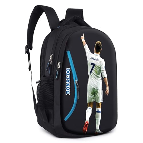 Ronaldo Laptop Backpack Travel Daytrip College Backpack School Bag Unisex Multi-Purpose Bag - Image 2