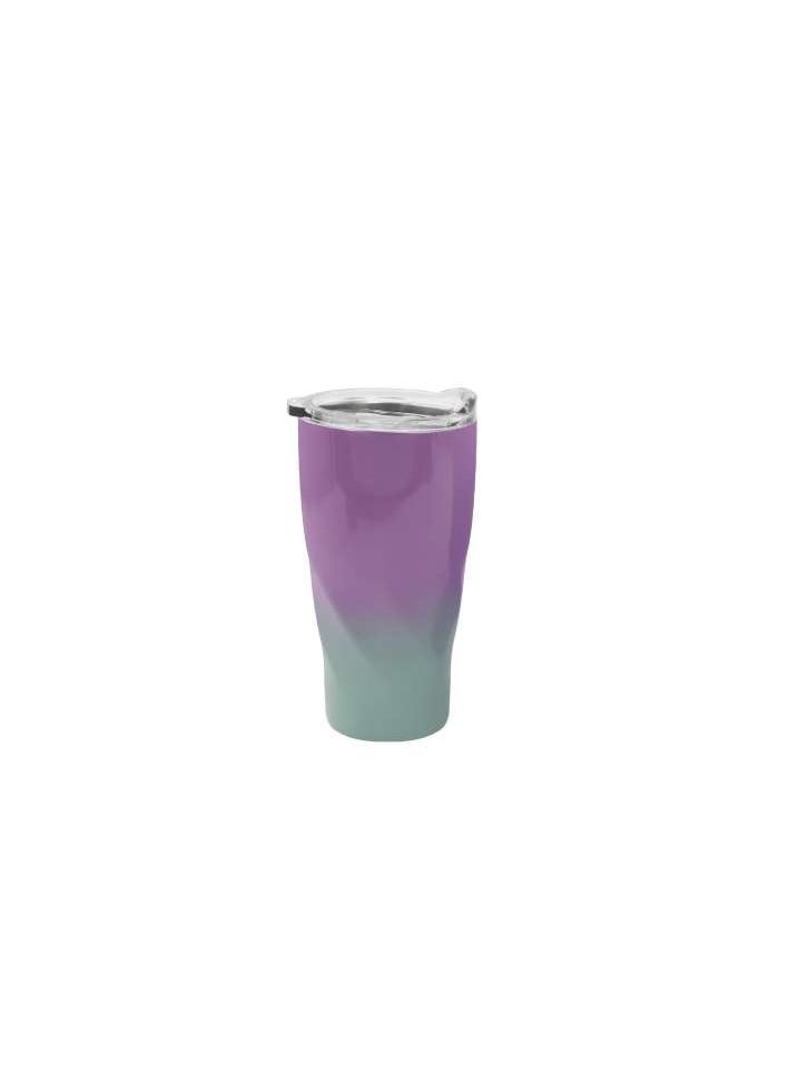 Home - Stainless steel thermal mug 600 ml with a stainless steel interior. Convenient capacity: Large 600 ml capacity. Spill-proof lid: The secure lid prevents spills. - Image 1