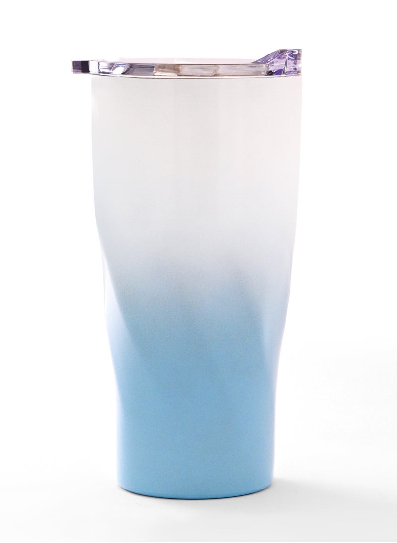 Home - Stainless steel thermal mug 600 ml with a stainless steel interior. Convenient capacity: Large 600 ml capacity. Spill-proof lid: The secure lid prevents spills. - Image 1