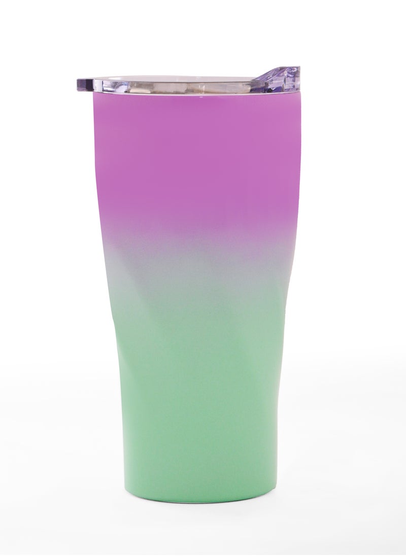 Home - Stainless steel thermal mug 600 ml with a stainless steel interior. Convenient capacity: Large 600 ml capacity. Spill-proof lid: The secure lid prevents spills. - Image 1