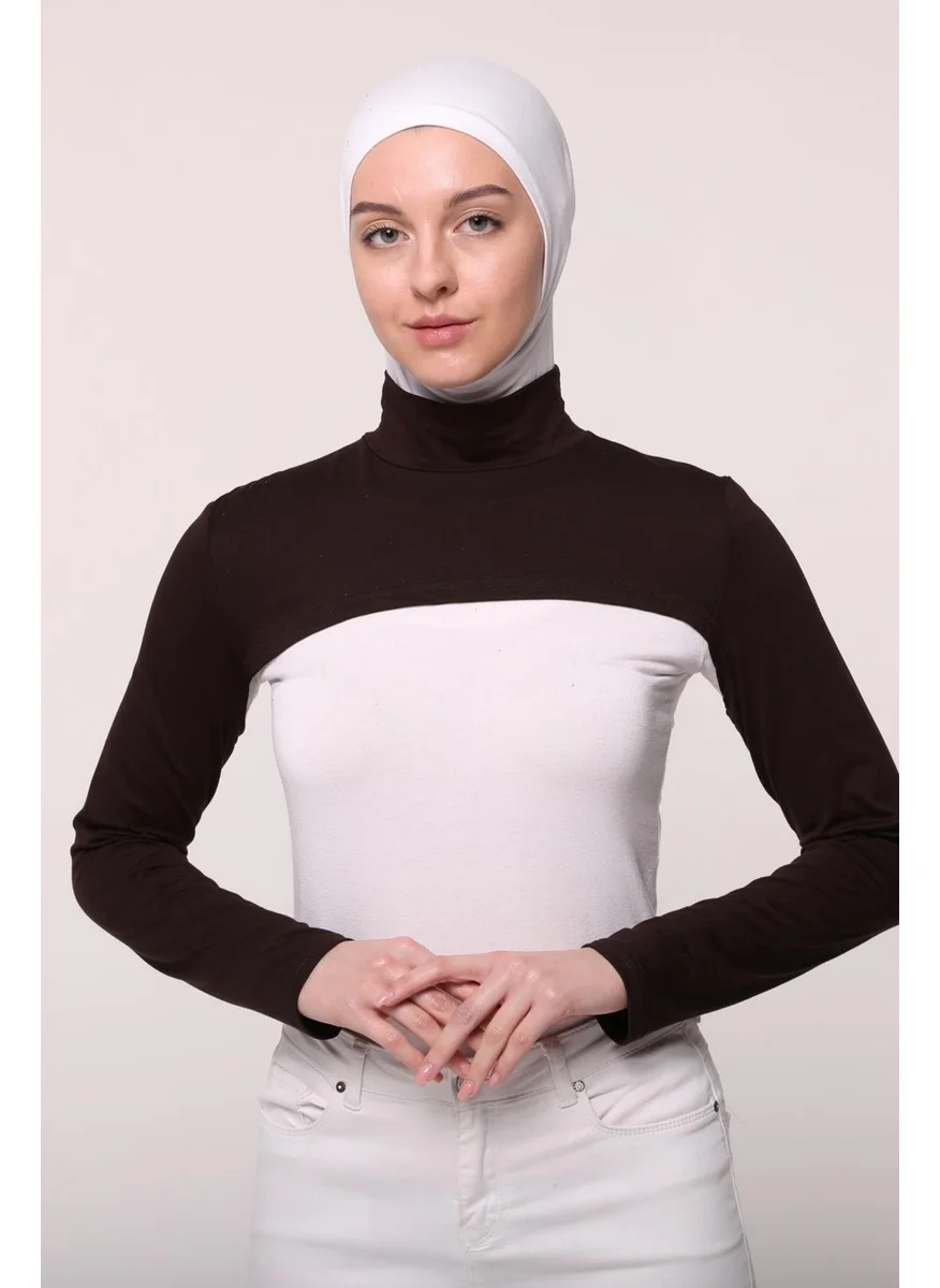 التوبة Turtleneck Neck Collar Sleeve