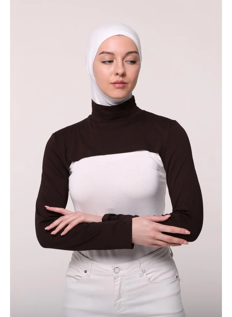 التوبة Turtleneck Neck Collar Sleeve