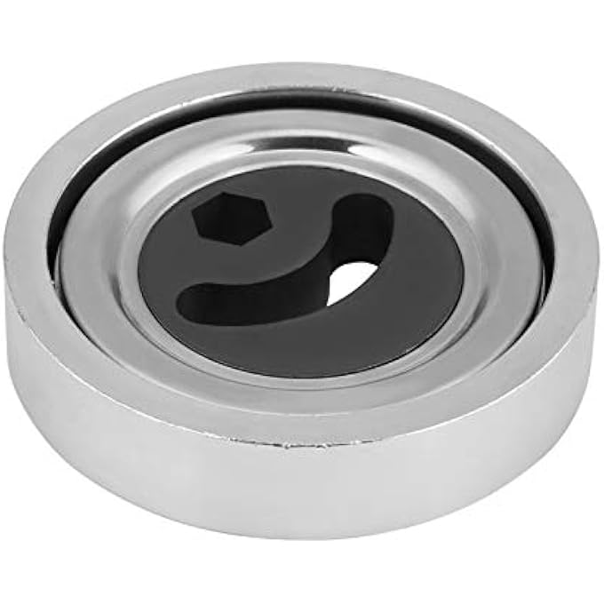 rayihni Tensioner Pulley Drive Belt Belt Tensioner Pulley Car Vbelt Type Outer Diameter 80Mm Height 17Mm Iron Material Durability For Grand - Image 2