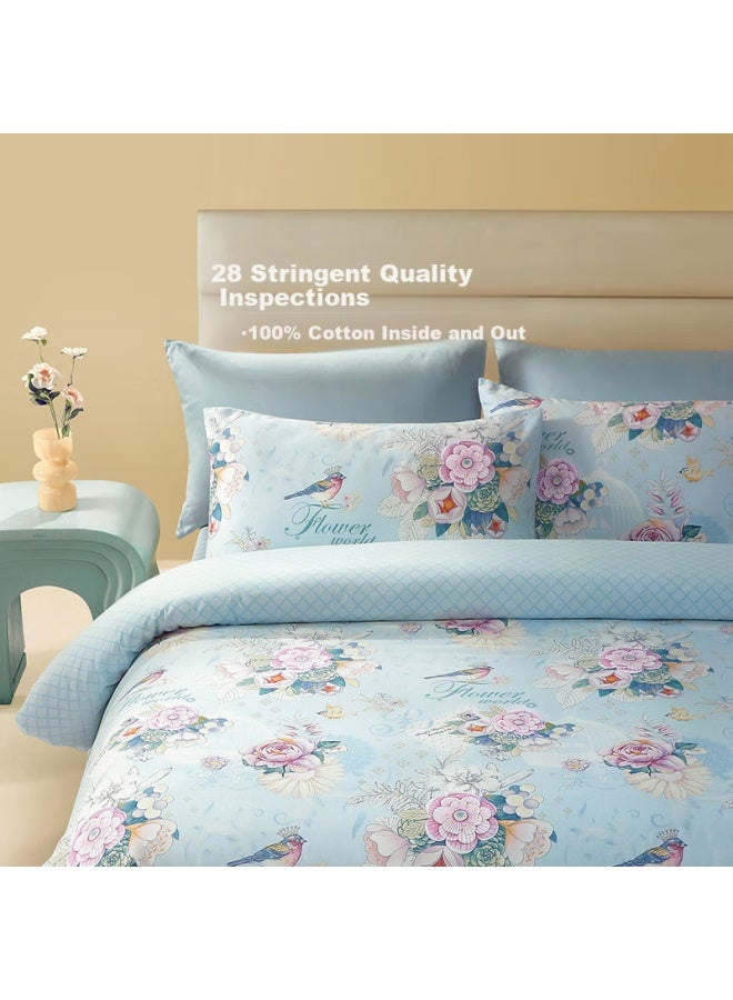 Bravo Fu Anna Produced Pure Cotton Duvet Cover Single Piece Duvet Cover Double 100% Cotton Duvet Cover Bedding 203*229cm - Image 2