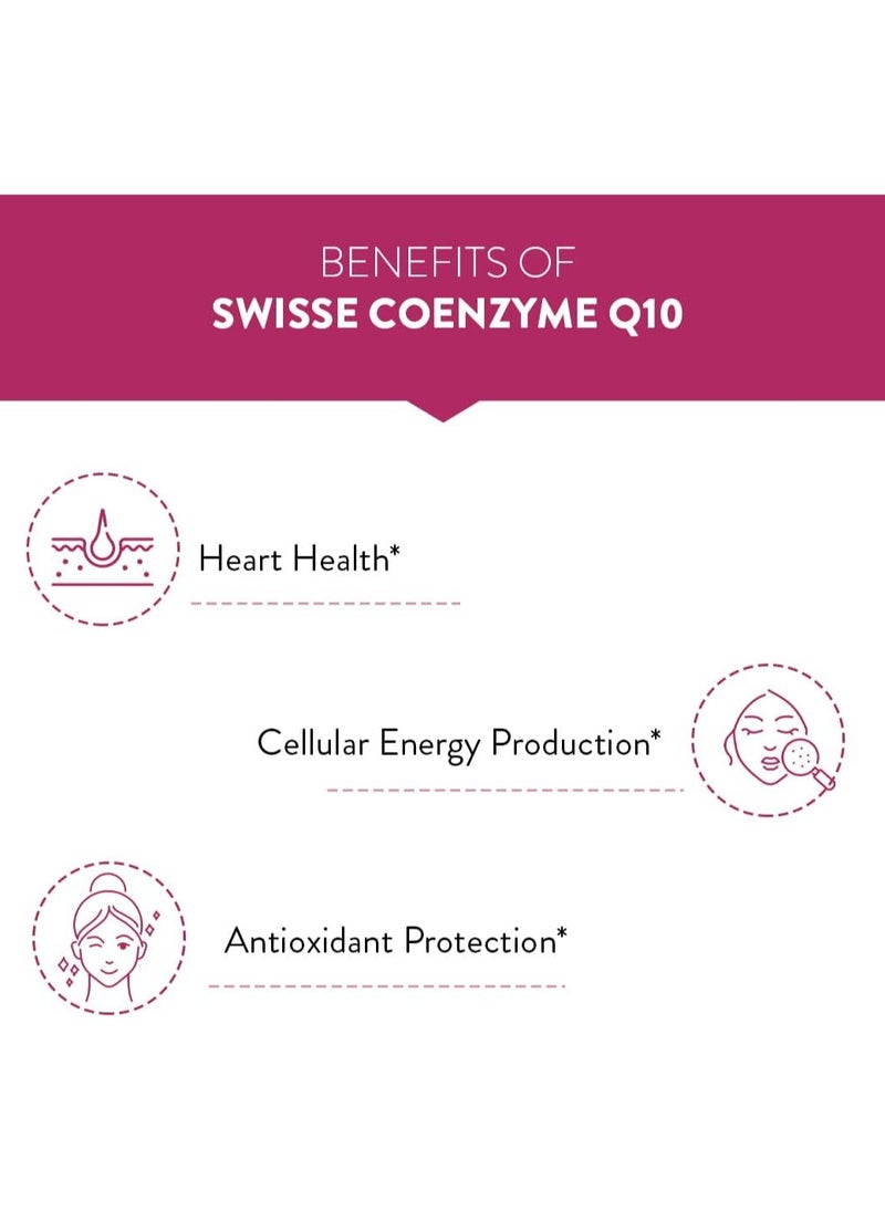Swisse - Ultiboost Co-enzyme Q10, Supports Heart Health And Energy Production 150 Mg 50 Capsules - Image 1